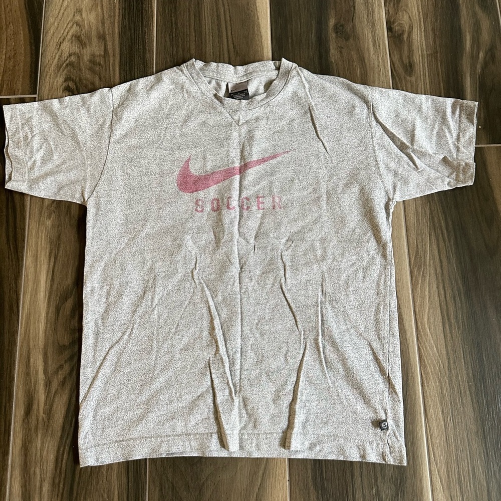 Vintage Y2K Nike soccer swoosh T shirt